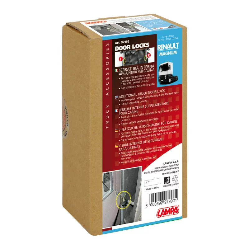 Blocatoare uși interioare camion Renault AE Magnum și Magnum, set 2 buc