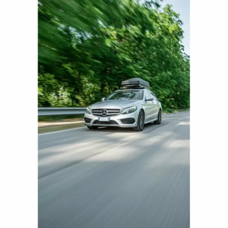 Cutie portbagaj auto Nordrive Box 400 ABS 400L, negru embosat