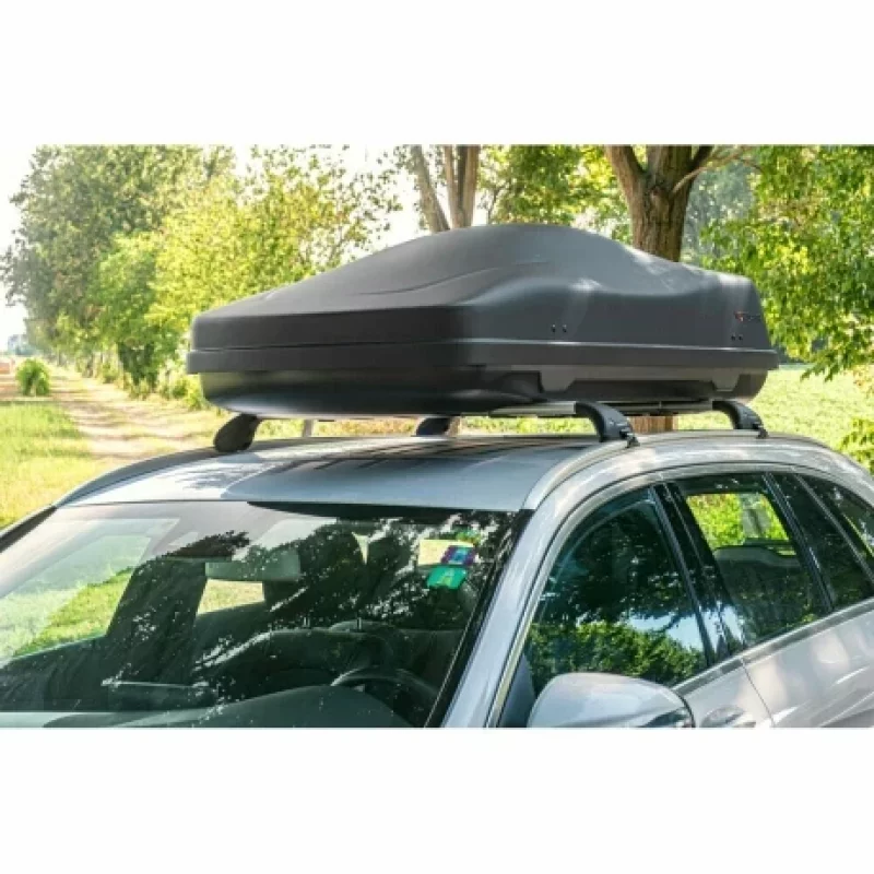 Cutie portbagaj auto Nordrive Box 400 ABS 400L, negru embosat