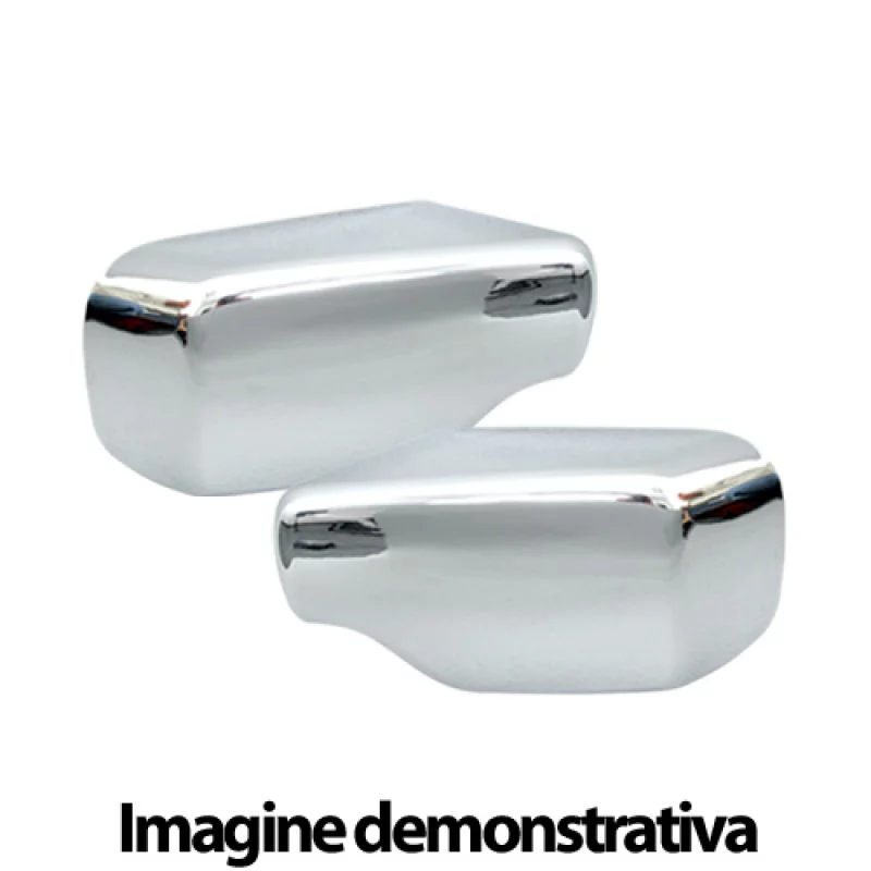 Carcase oglinzi cromate pentru Peugeot 206 1998+, set 2 buc