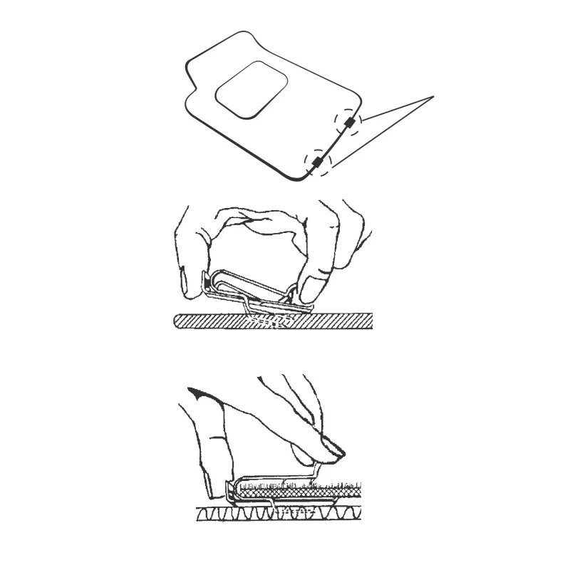 Clipsuri universale pentru fixare covorase auto din cauciuc sau mocheta