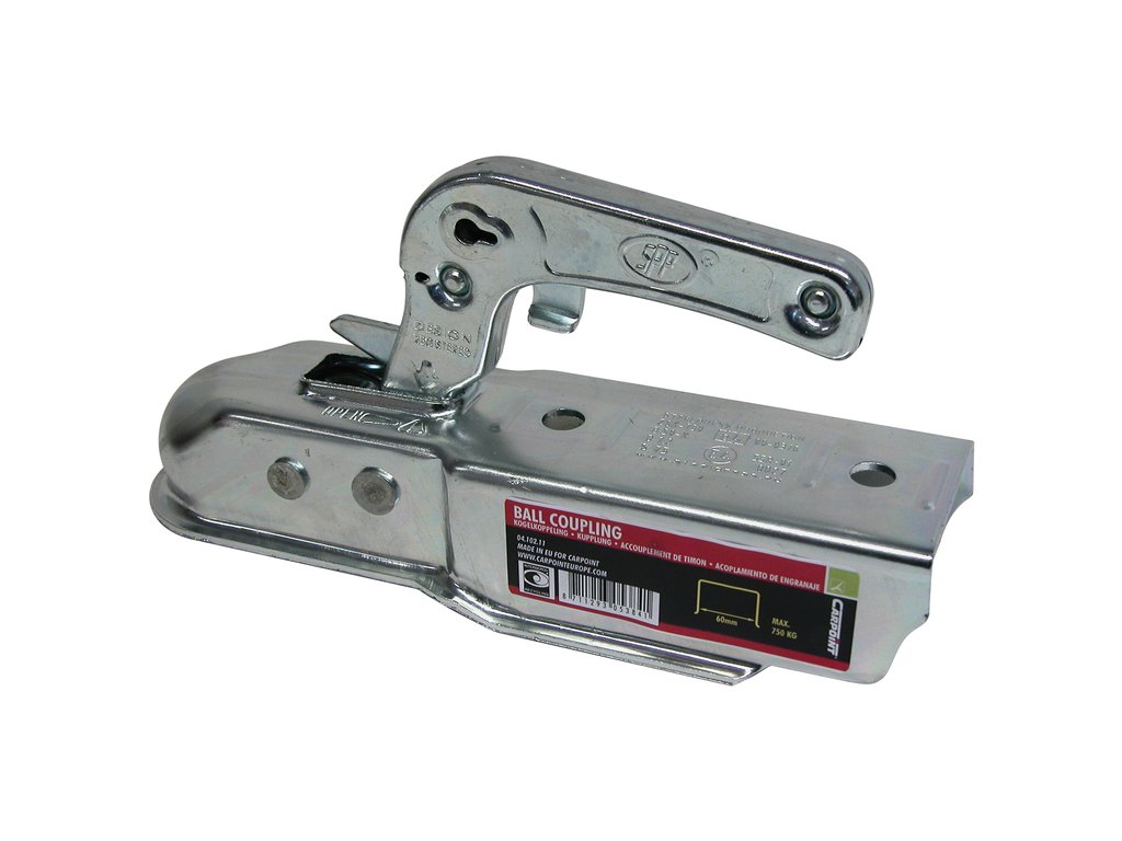 Cuplaj remorcă Carpoint pentru ax pătrat 60x60 mm, 750 kg