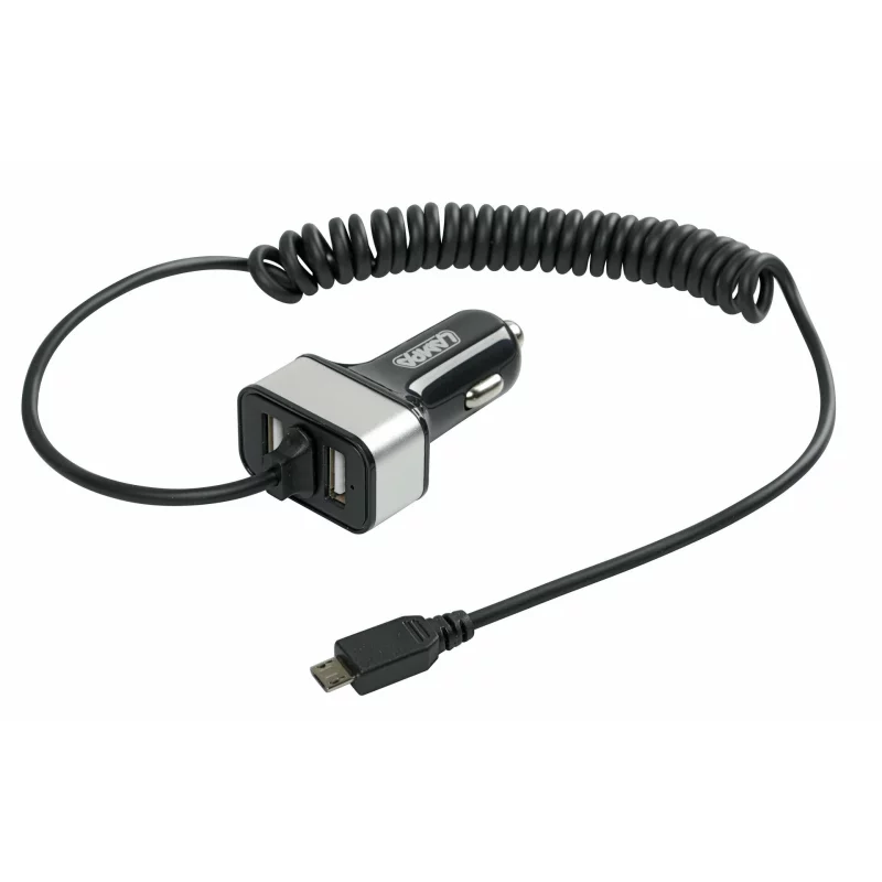 Incarcator auto rapid micro USB cu 2 porturi USB, 5800mA, 12/24V