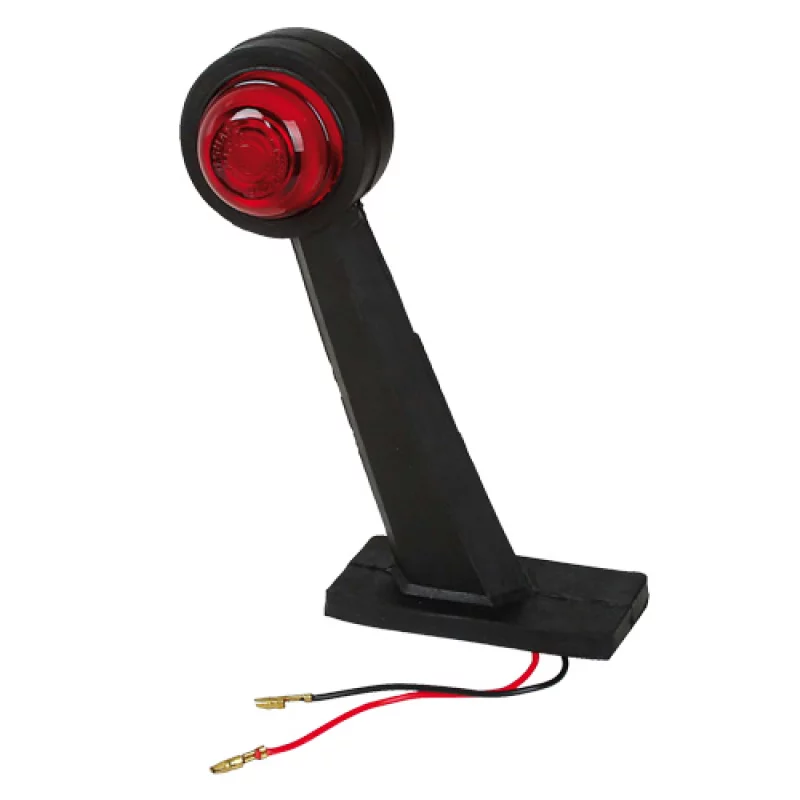 Lampa de gabarit camion 24V cu brat 60° Filson, alb/rosu