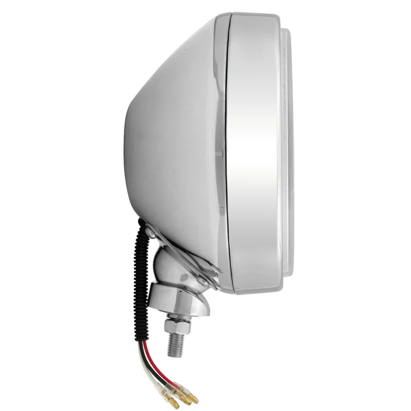 Proiector auto inox X-Tre alb 12/24V cu bec H1 inclus, 1 bucata