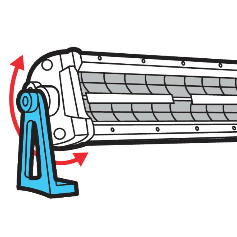 Bară LED auto 72 LED Pluton New Horizons 120W 10800 lm, 56 cm