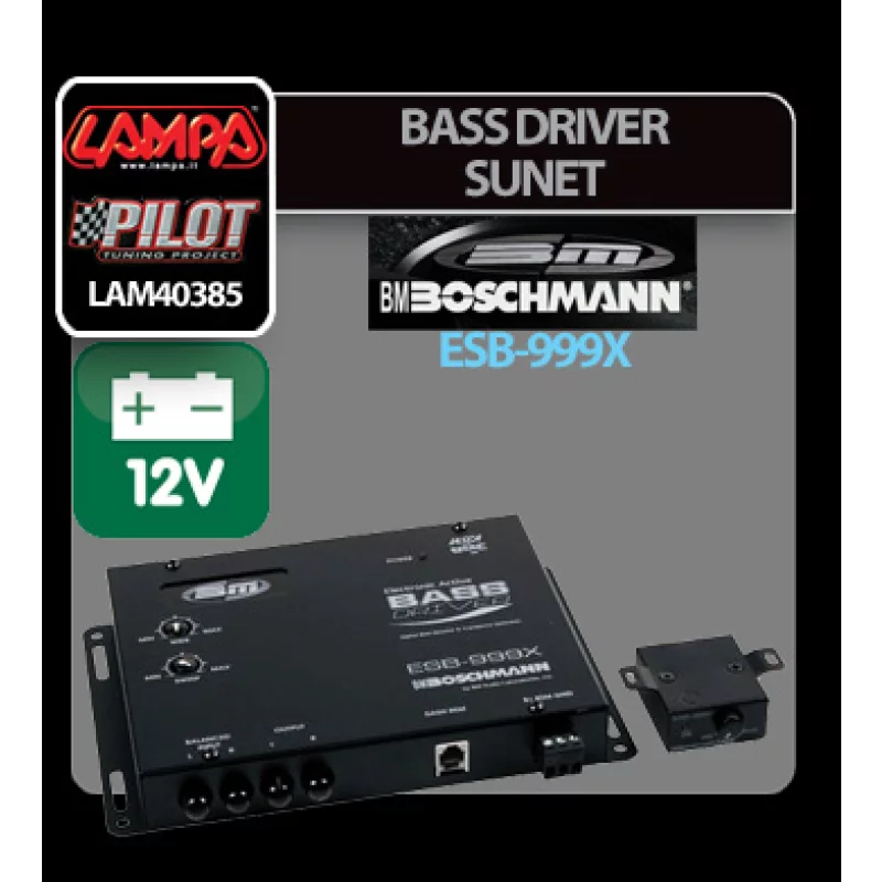 Bass driver auto Boschmann ESB-999X cu telecomanda, resigilat