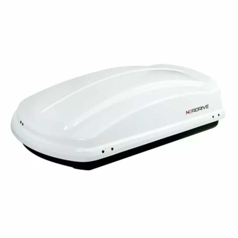 Cutie portbagaj auto Nordrive Box 330, ABS 330 l, alb lucios