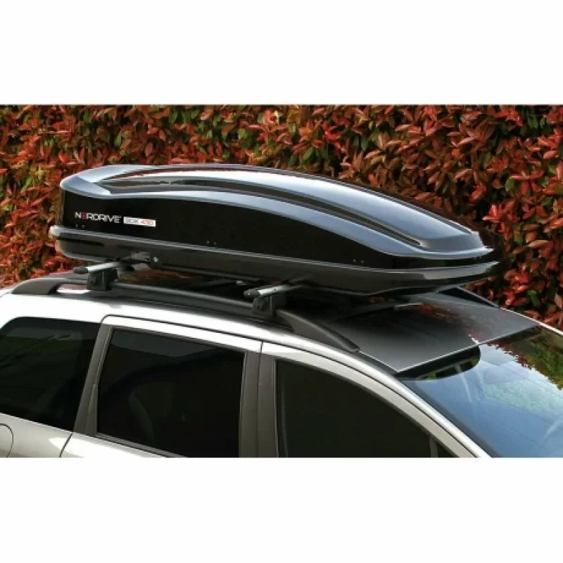 Cutie portbagaj auto Nordrive Box 530, 530 litri, negru lucios