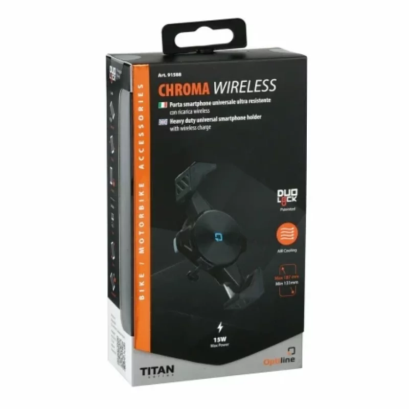 Carcasă universală Chroma Wireless 15W pentru suport telefon Opti Line