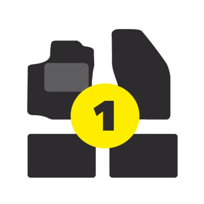 Covorașe auto din mochetă Pro-Fit PF-1, set 4 piese, universale