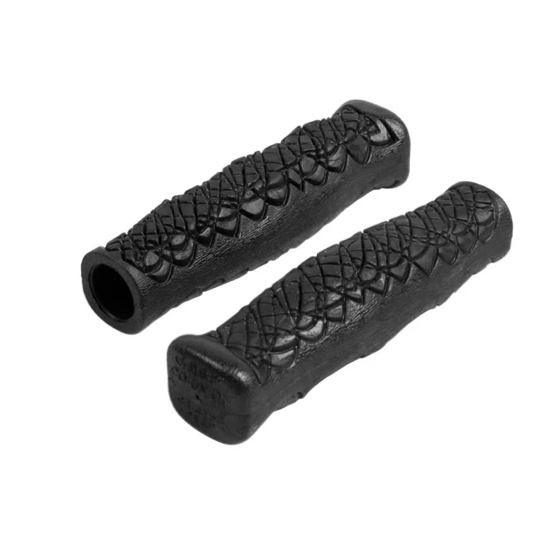Mânere ghidon bicicletă Soft Gel negre, set 2 bucăți, 130 mm, Ø 22 mm