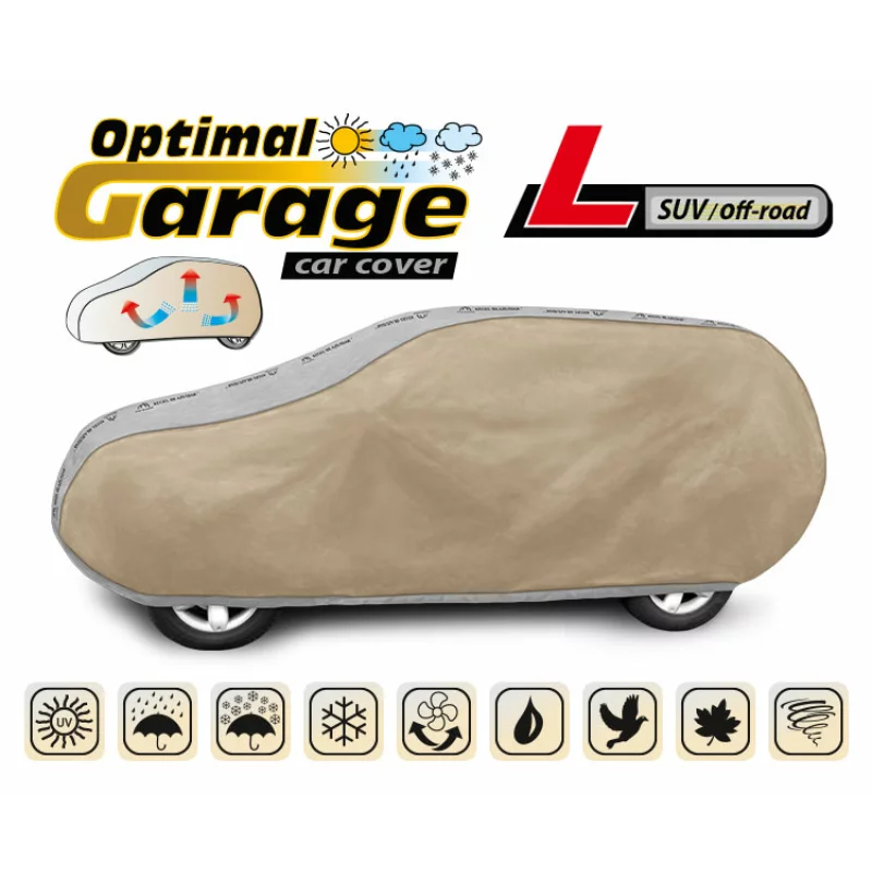 Prelată auto completă impermeabilă Optimal Garage L pentru SUV și Off-Road