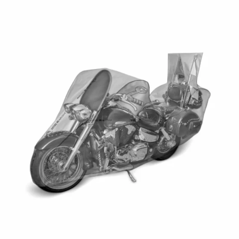 Prelată moto Basic Garage Chopper Box pentru motociclete cu topcase