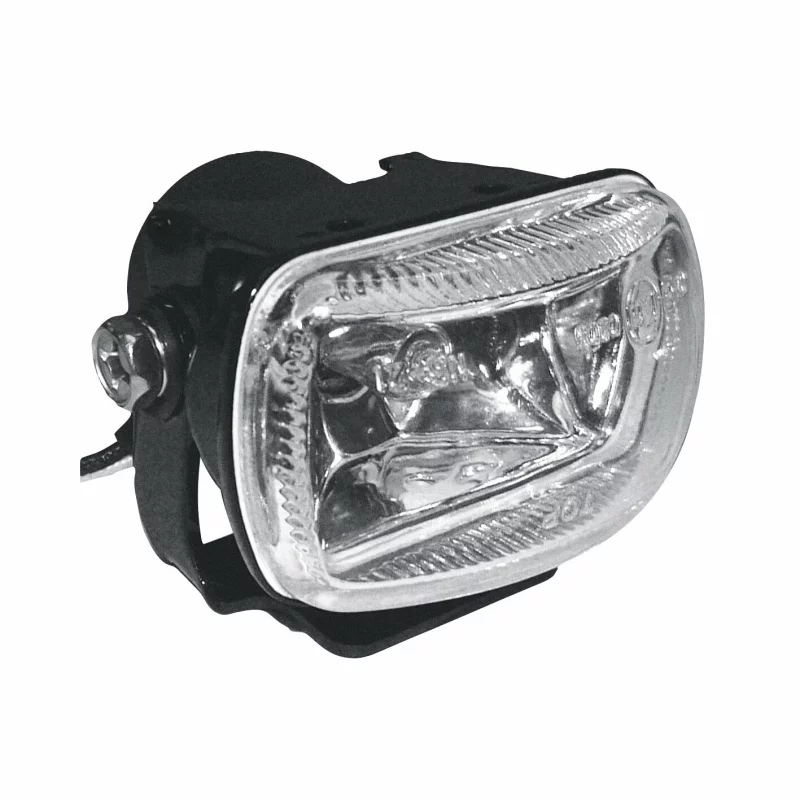 Set proiectoare auto rectangulare albe Carpoint 12V cu bec H3, 2 buc