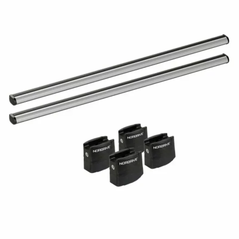 Set portbagaj aluminiu 135 cm cu kit fixare pentru Volkswagen Caddy
