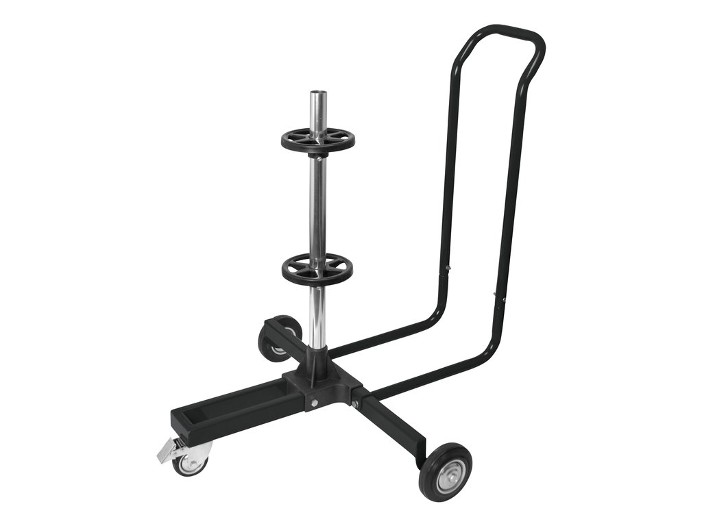 Stand depozitare roti cu jante Carpoint din aluminiu, cu roti, 18 inch