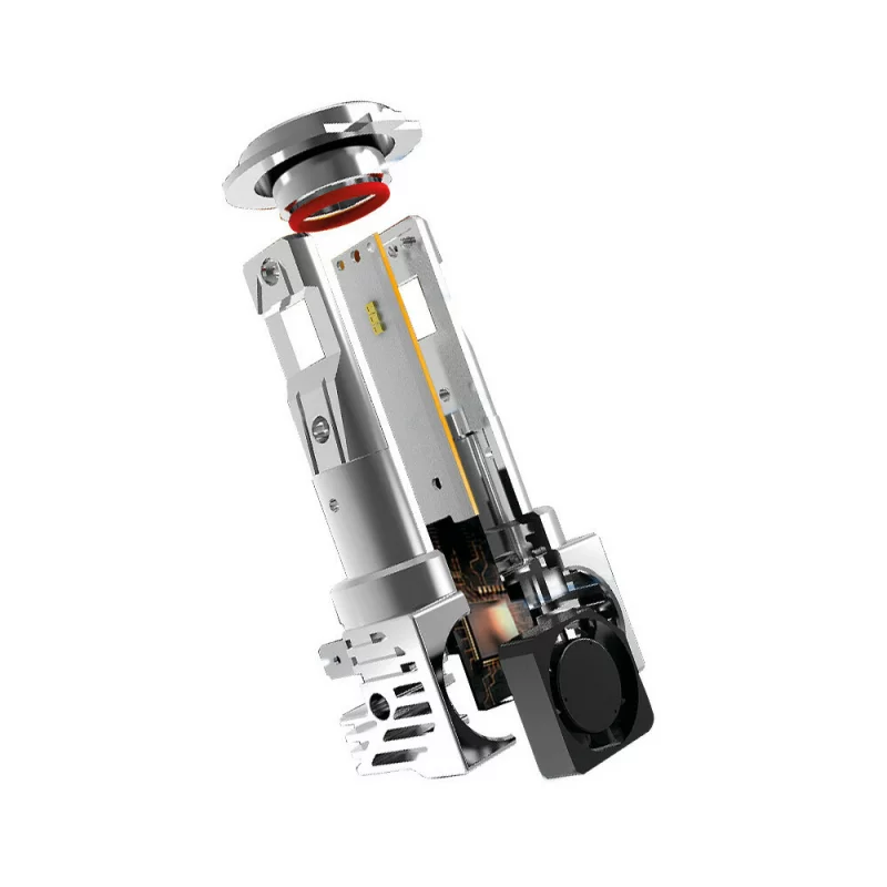 Set 2 becuri LED H4 25W 6500K P43t 9-32V Halo Killer