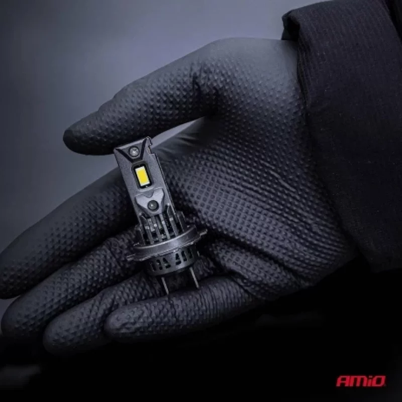 Bec LED auto H7/H18 F25 62W 12V/24V Amio pentru faruri