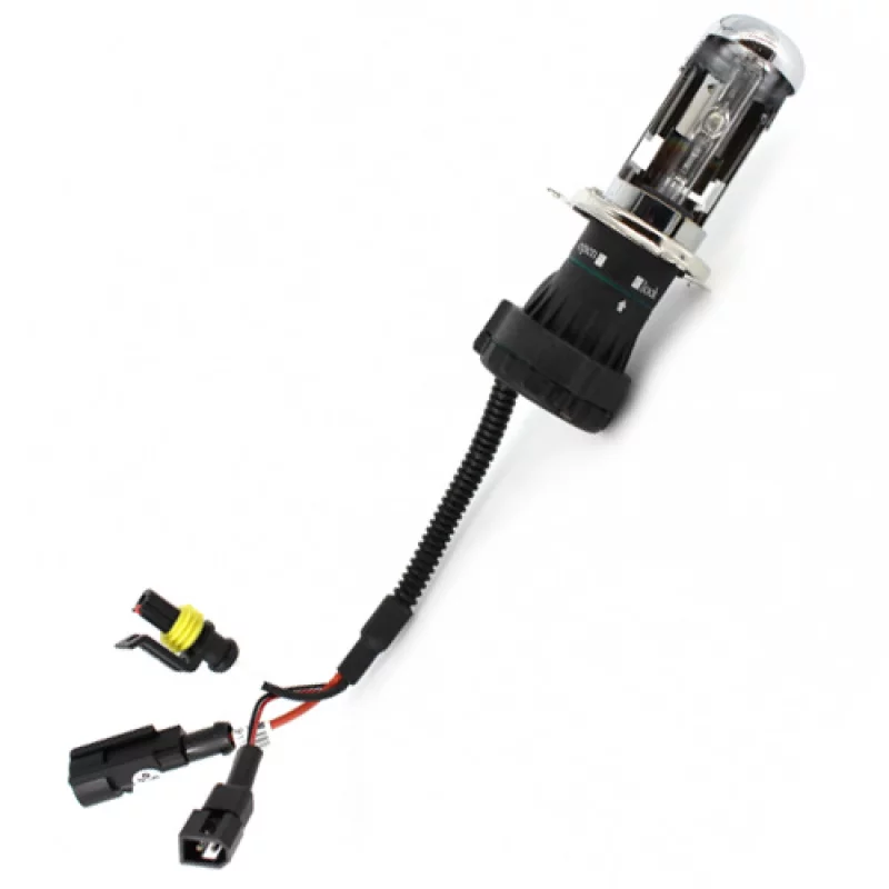 Bec xenon auto H4 12V 35W 6000K P43t, lumină alb rece, 1 buc