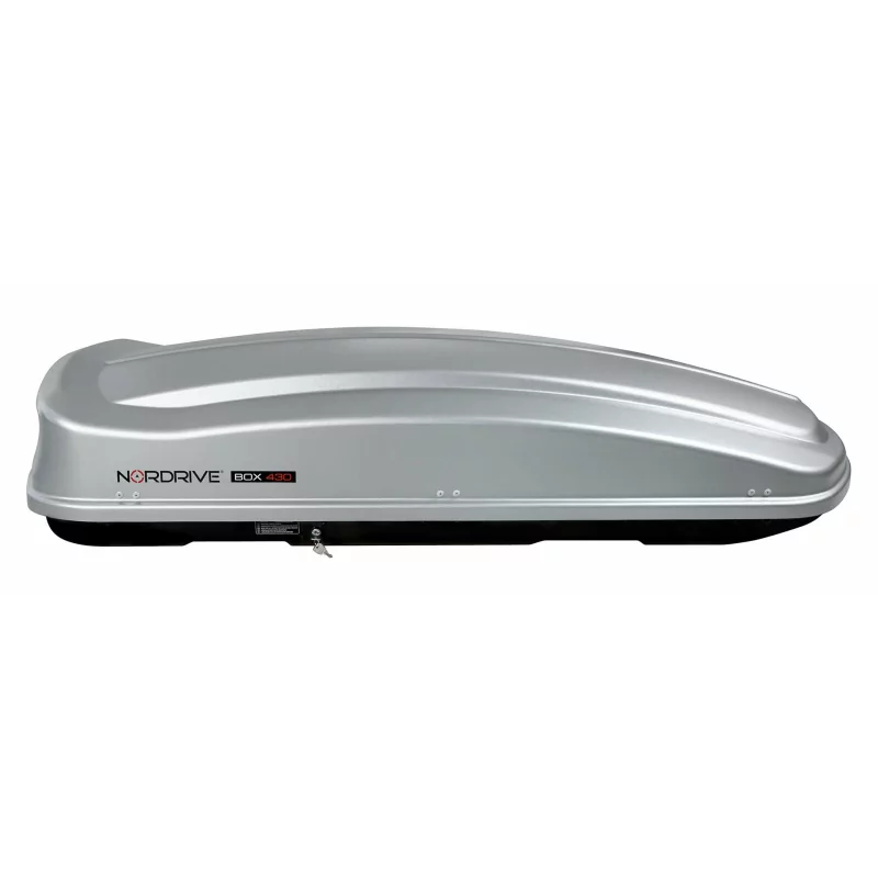 Cutie portbagaj plafon Nordrive D-Box 430L ABS gri embosat