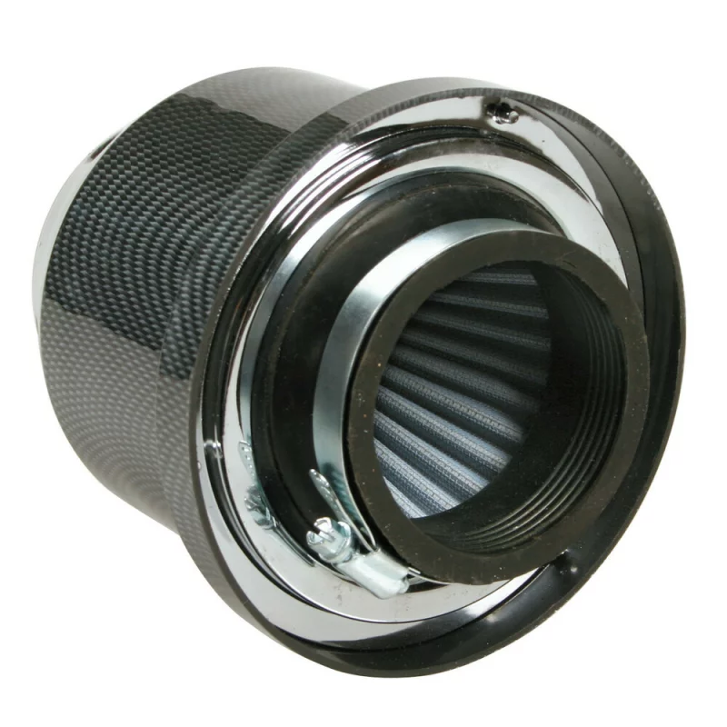 Filtru aer conic sport universal Chrome-Look cu adaptor 60-114 mm