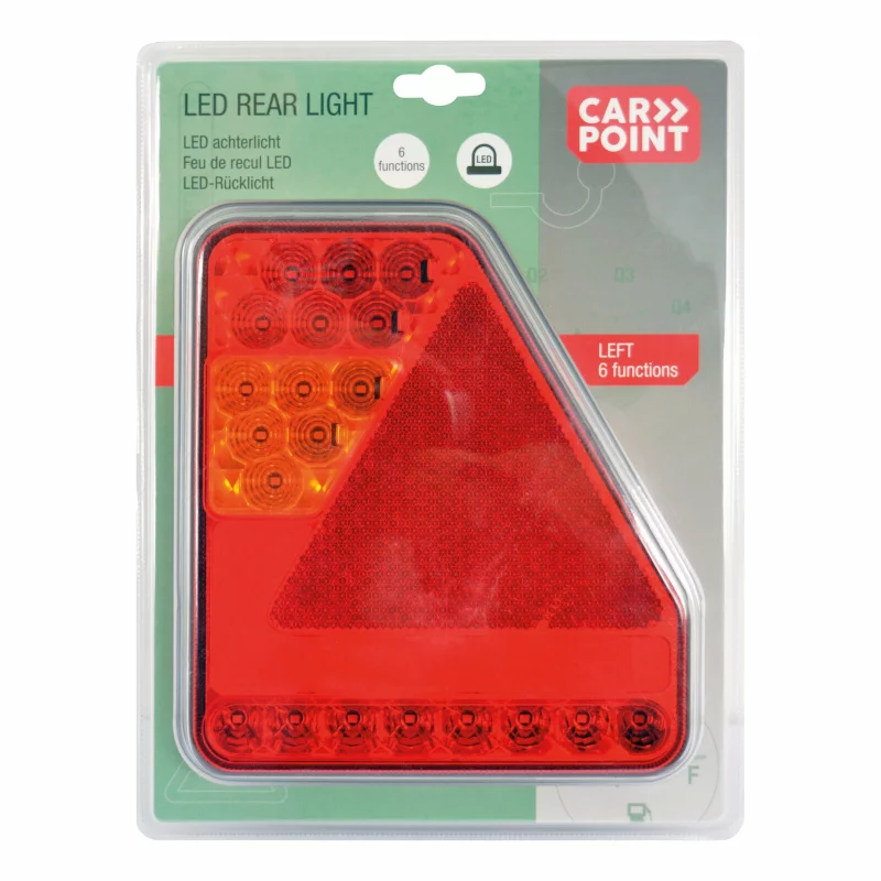 Lampa stop spate LED stanga pentru remorca, 6 functii, 185x210 mm, Carpoint