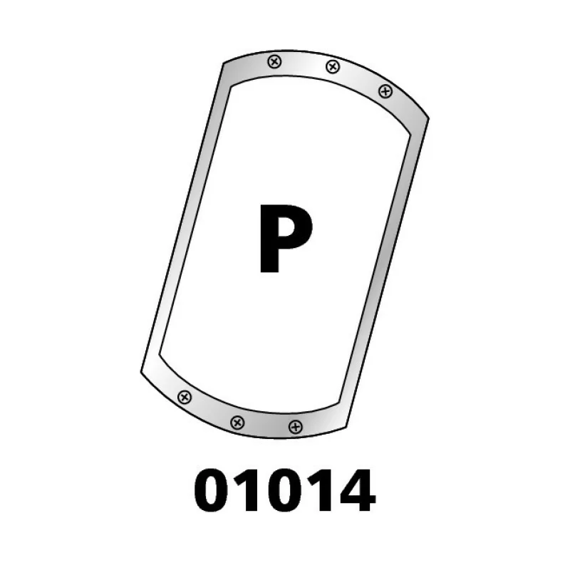 Ornament cromat din aluminiu pentru burduf schimbător auto, model P