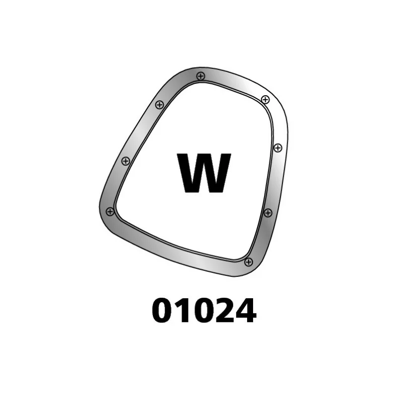 Ornament crom pentru burduf schimbător Ford Focus 2004+, model W