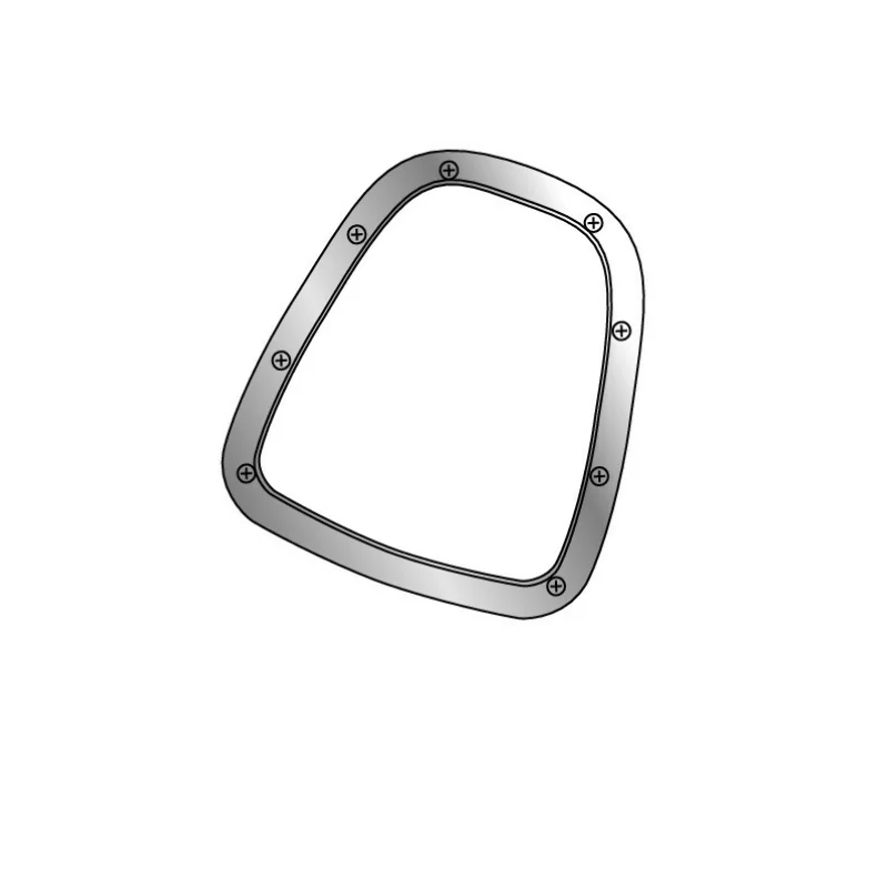 Ornament crom pentru burduf schimbător Ford Focus 2004+, model W