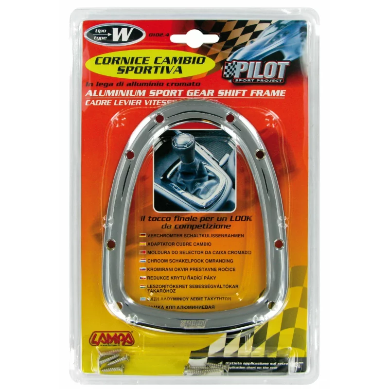 Ornament crom pentru burduf schimbător Ford Focus 2004+, model W