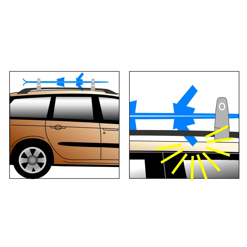 Kit prelungire distantiere pentru suporti schi Nordik-King si Pro-Slider
