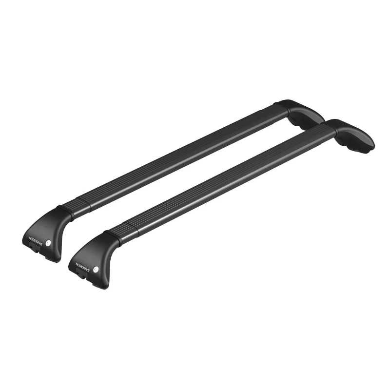 Bare portbagaj telescopice din otel Nordrive Snap Steel S, 80-111 cm