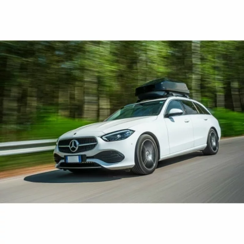 Cutie portbagaj auto Nordrive Box 480, 480L, negru lucios