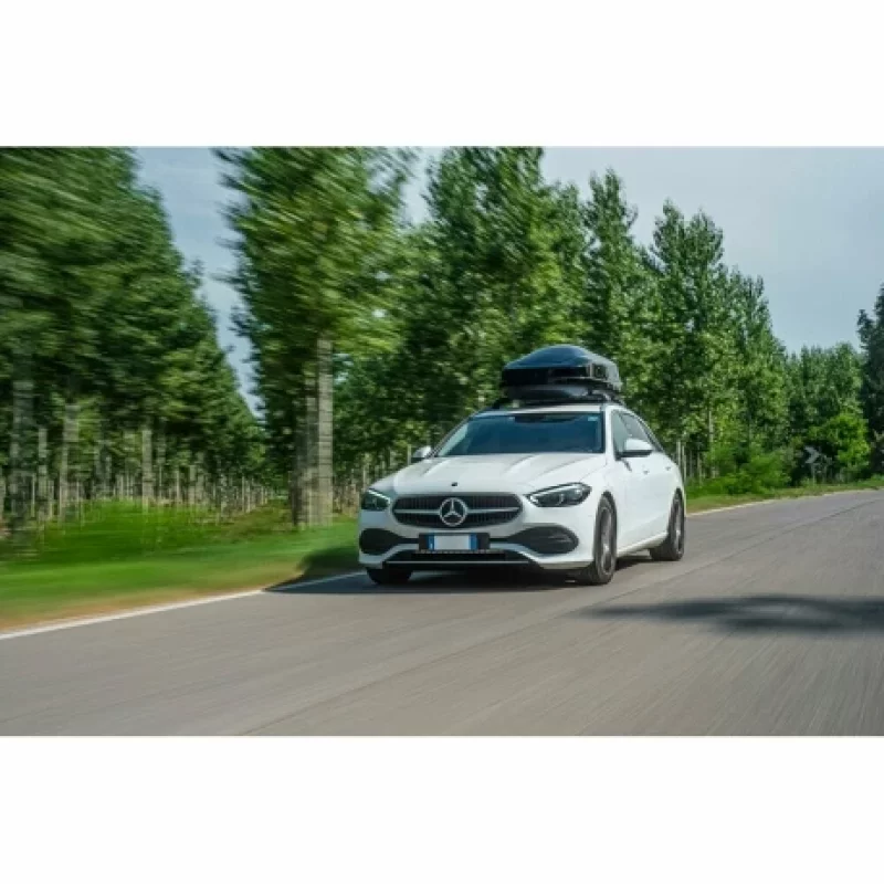 Cutie portbagaj auto Nordrive Box 480, 480L, negru lucios