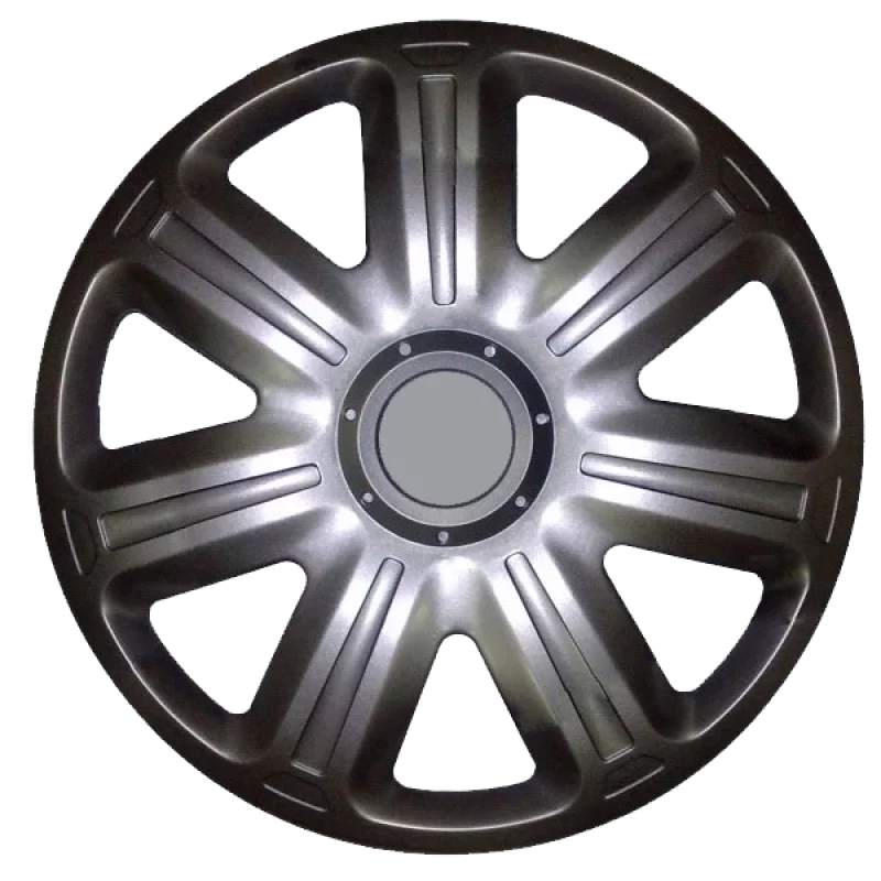 Set capace roti auto Comfort grafit, 15 inch, 4 bucati, ABS rezistent