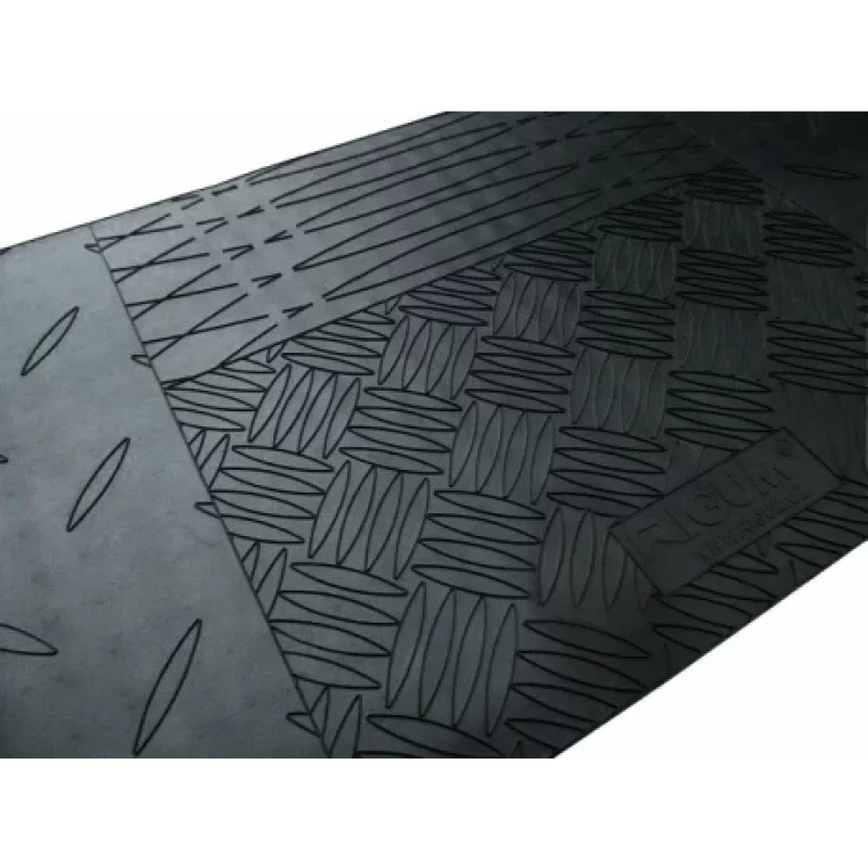 Covoraș din cauciuc pentru tunel median auto, negru, 74x25 cm