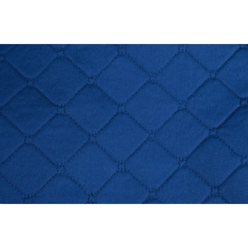 Husă scaun camion Silvia din bumbac, matlasată, albastră, 1 buc