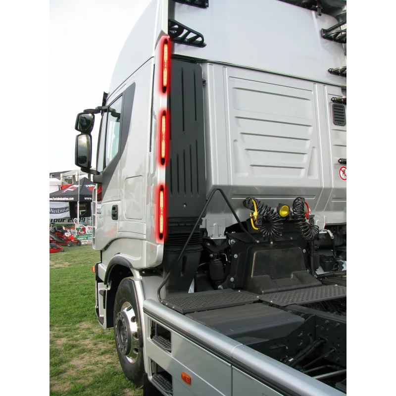 Lampa pozitie LED rosie cu efect neon 13 LED, 170x20 mm, 12/24V