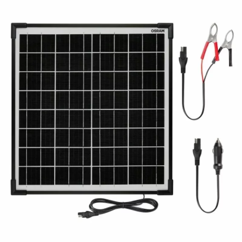 Panou solar auto 20W Osram pentru intretinere acumulator 12V