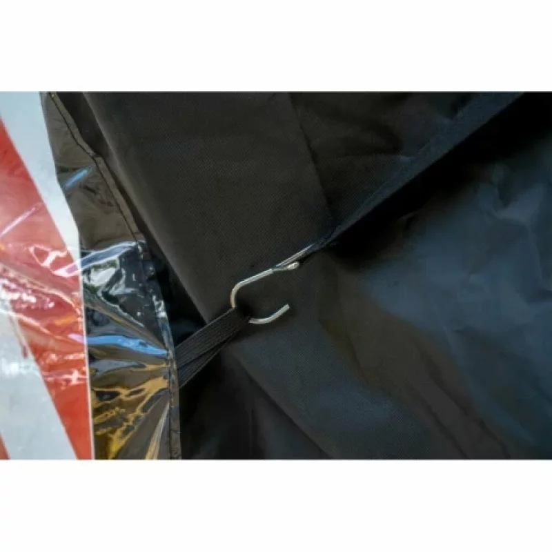 Prelată impermeabilă pentru 3-4 biciclete, suport pe cârlig, 190x50x130 cm