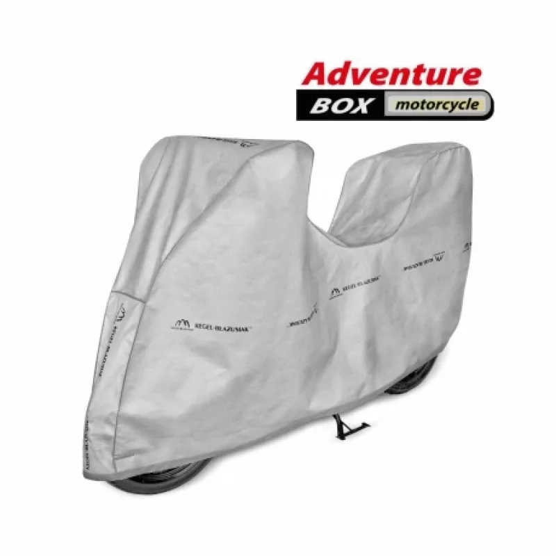 Prelată moto Basic Garage Adventure Box pentru motociclete cu top case