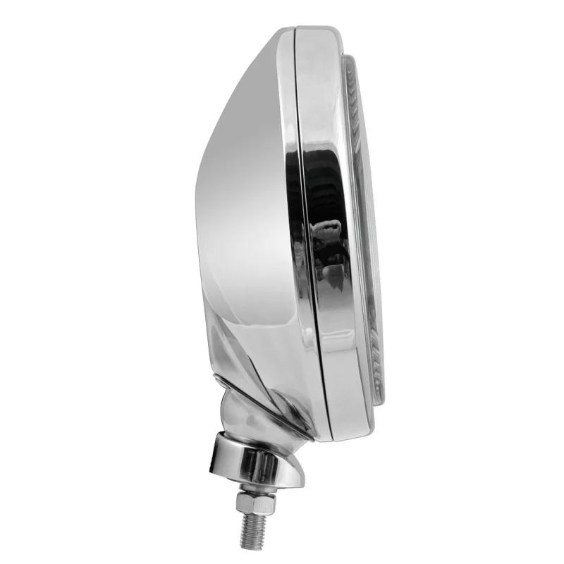 Proiector auto din inox alb X-Due, 12/24V, cu bec H3, 1 buc