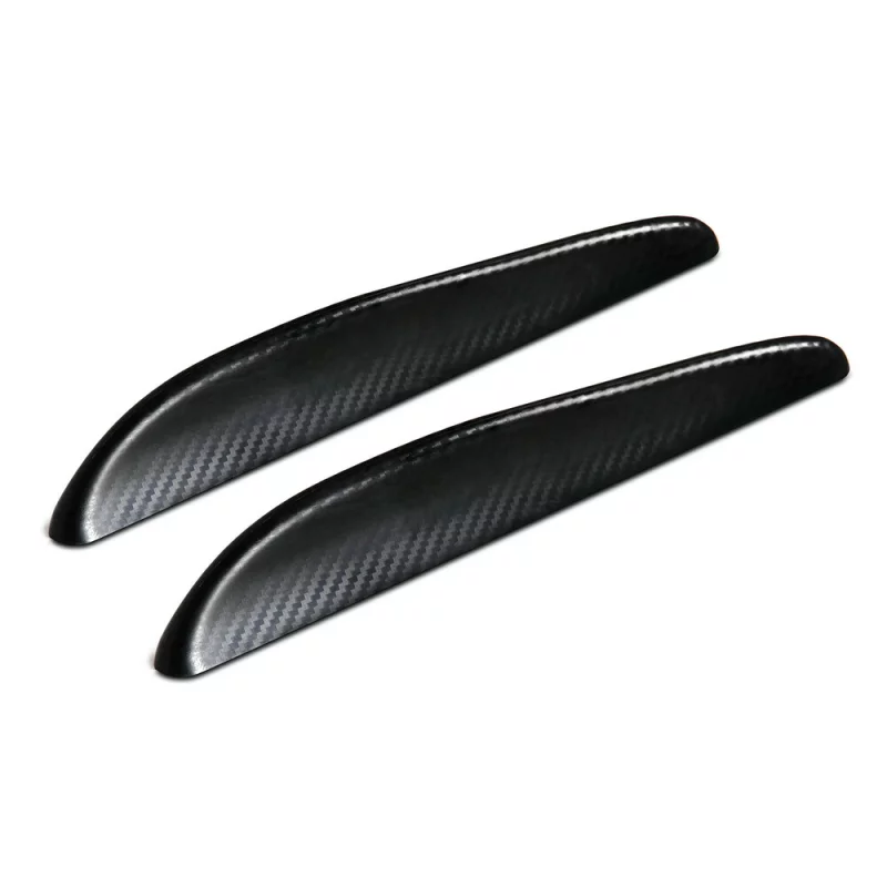 Protectoare spoiler auto Aero-Flaps M, 2 buc, 328x48 mm, negru carbon