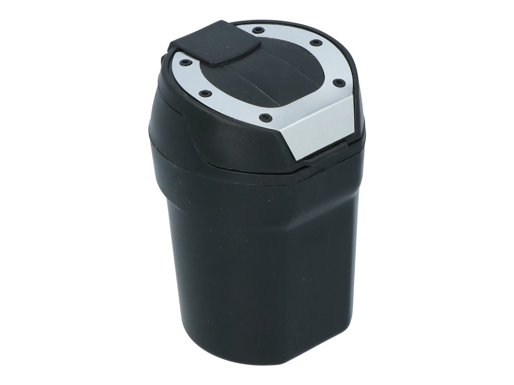 Scrumieră auto Carpoint cu fixare velcro pentru suportul de pahar