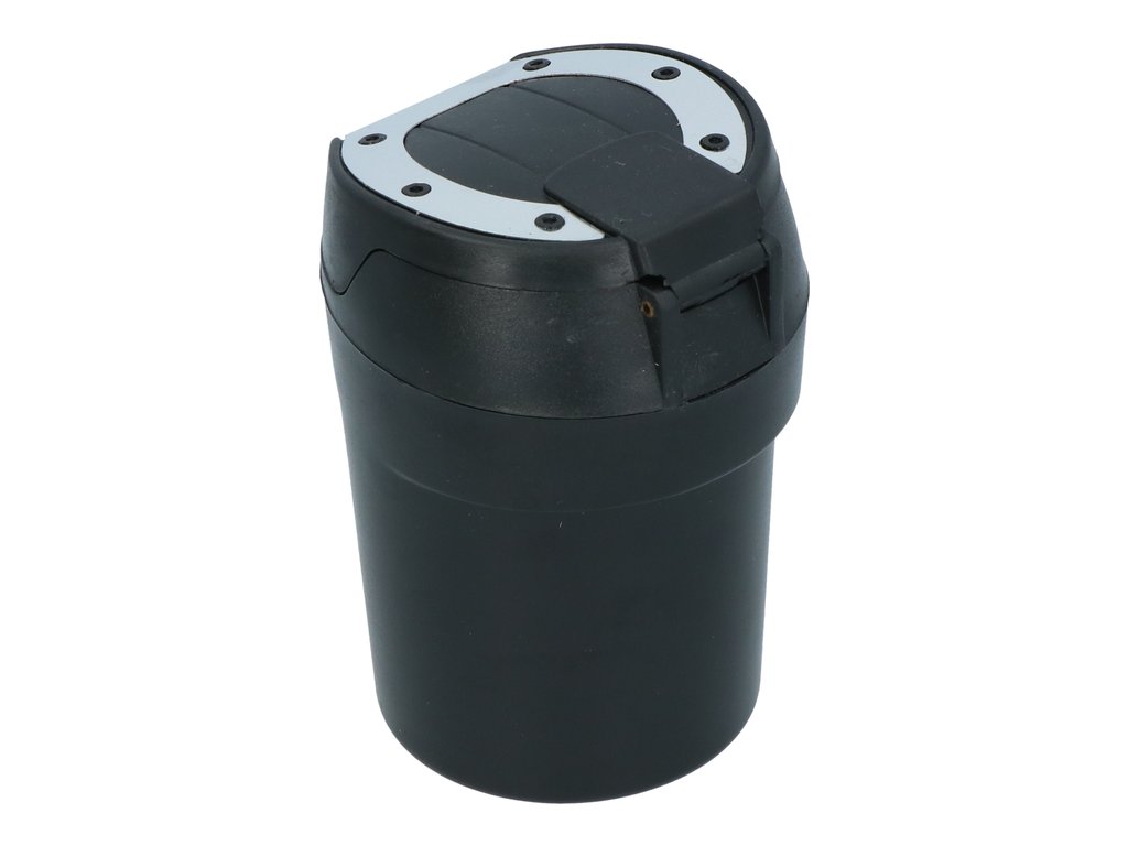 Scrumieră auto Carpoint cu fixare velcro pentru suportul de pahar