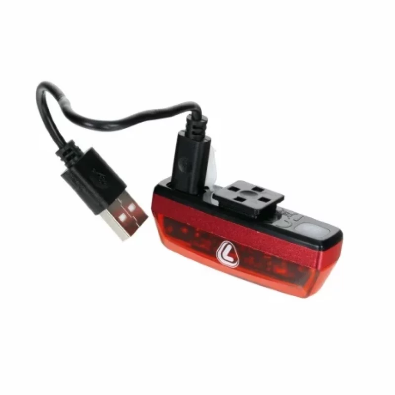 Set lumini LED bicicleta fata si spate, reincarcabile USB