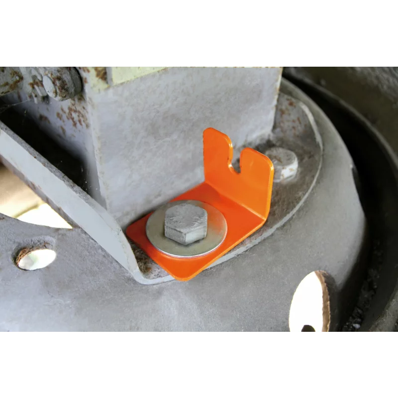 Antifurt pentru roata de rezerva camion, otel galvanizat, 2 chei