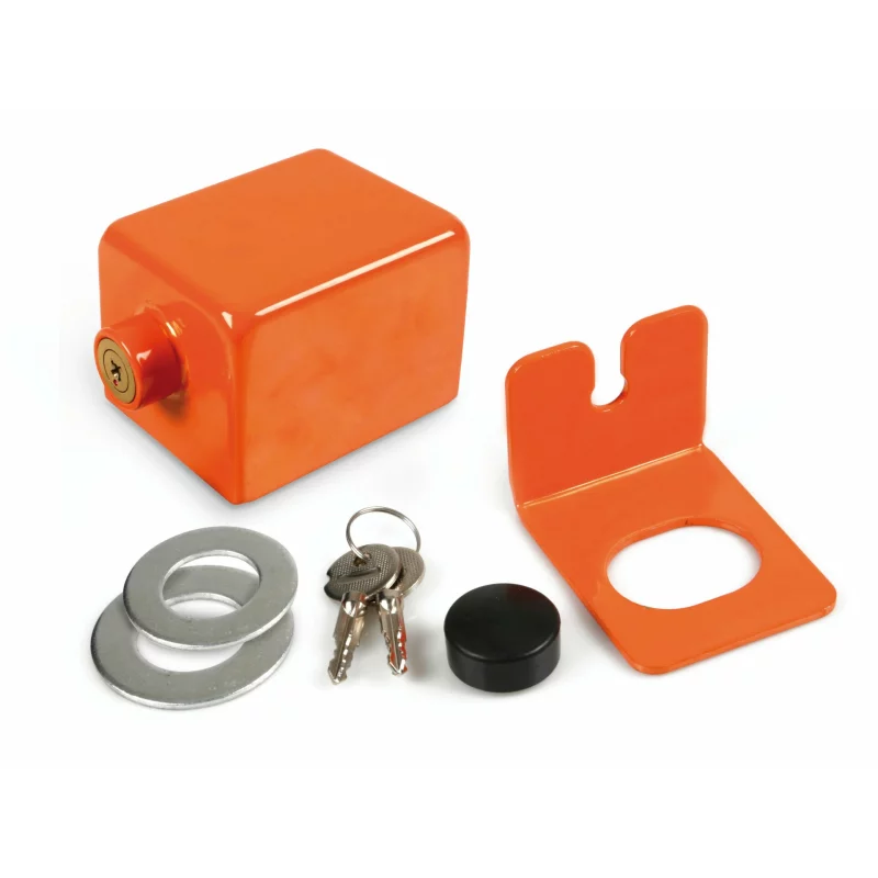 Antifurt pentru roata de rezerva camion, otel galvanizat, 2 chei