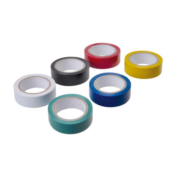 Banda izolatoare adeziva Automax 15 mm, set 6 bucati colorate